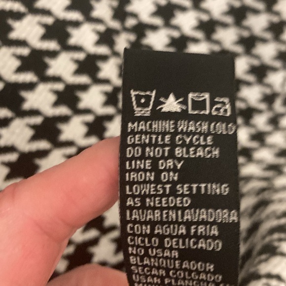 Perceptions New York Black and White Houndstooth Dress - Picture 6 of 7